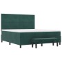 Cama con Base de Muelles con Colchón y Banco Verde Oscuro 180x200 cm Terciopelo | Foro24.es | Tu tienda online para hogar, jardín y más Foro24.es