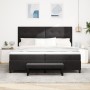 Cama Box Spring con Colchón y Banco Negro 200x200 cm de Terciopelo | Foro24.es | Tu tienda online para hogar, jardín y más Foro24.es