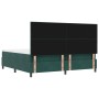 Cama con Base con Colchón y Banco Verde Oscuro 200x200 cm Terciopelo | Foro24.es | Tu tienda online para hogar, jardín y más Foro24.es