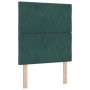 Cama de Resortes con Colchón y Banco Verde Oscuro 80x200 cm Terciopelo | Foro24.es | Tu tienda online para hogar, jardín y más Foro24.es