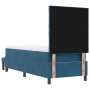 Cama con somier con colchón y banco azul oscuro 80x200 cm de terciopelo de , Camas y somieres - Ref: Foro24-3344544, Precio: ...