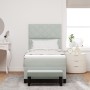 Cama con Somier con Colchón y Banco Gris Claro 90x200 cm Terciopelo | Foro24.es | Tu tienda online para hogar, jardín y más Foro24.es