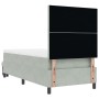 Cama con Somier con Colchón y Banco Gris Claro 90x200 cm Terciopelo | Foro24.es | Tu tienda online para hogar, jardín y más Foro24.es