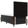 Cama Box Spring con Colchón y Banco Negro 90x200 cm Terciopelo de , Camas y somieres - Ref: Foro24-3344554, Precio: 370,87 €,...
