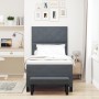 Cama con Estructura con Colchón y Banco Gris Oscuro 100x200 cm Terciopelo | Foro24.es | Tu tienda online para hogar, jardín y más Foro24.es