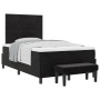 Cama tipo Box Spring con colchón y banco negro 120x200 cm de terciopelo de , Camas y somieres - Ref: Foro24-3344572, Precio: ...