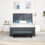 Cama con Somier con Colchón & Banco Gris Oscuro 140x200 cm Terciopelo de , Camas y somieres - Ref: Foro24-3344583, Precio: 53...