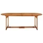 Set de comedor de jardín 9 piezas madera maciza de acacia de vidaXL, Conjuntos de jardín - Ref: Foro24-3086974, Precio: 625,7...