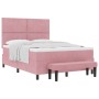 Cama con Base con Colchón y Banco Rosa 160x200 cm Terciopelo | Foro24.es | Tu tienda online para hogar, jardín y más Foro24.es