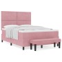 Cama con Base con Colchón y Banco Rosa 160x200 cm Terciopelo | Foro24.es | Tu tienda online para hogar, jardín y más Foro24.es