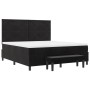 Cama con Base Spring con Colchón y Banco Negro 180x200 cm Terciopelo | Foro24.es | Tu tienda online para hogar, jardín y más Foro24.es