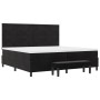 Cama con Box Spring con Colchón y Banco Negro 200x200 cm Terciopelo | Foro24.es | Tu tienda online para hogar, jardín y más Foro24.es