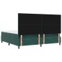 Cama Box Spring con Colchón y Banco Verde Oscuro 200x200 cm de Terciopelo | Foro24.es | Tu tienda online para hogar, jardín y más Foro24.es