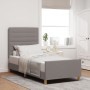 Estructura de Cama en Taupe, 80x200 cm, Tela de , Camas y somieres - Ref: Foro24-3344610, Precio: 141,81 €, Descuento: -5%%