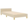 Estructura de Cama  Crema 80x200 cm Tela | Foro24.es | Tu tienda online para hogar, jardín y más Foro24.es