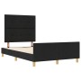 Estructura de cama  negra 120x190 cm de tela | Foro24.es | Tu tienda online para hogar, jardín y más Foro24.es