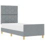 Estructura de Cama Gris Claro 80x200 cm Tela de , Camas y somieres - Ref: Foro24-3344760, Precio: 138,18 €, Descuento: -5%%