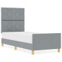 Estructura de Cama Gris Claro 80x200 cm Tela de , Camas y somieres - Ref: Foro24-3344760, Precio: 138,18 €, Descuento: -5%%