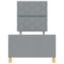 Estructura de Cama Gris Claro 80x200 cm Tela de , Camas y somieres - Ref: Foro24-3344760, Precio: 138,18 €, Descuento: -5%%