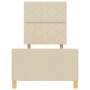 Cama  en color crema 80x200 cm de tela | Foro24.es | Tu tienda online para hogar, jardín y más Foro24.es