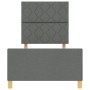 Estructura de Cama  Gris Oscuro 90x190 cm Tela | Foro24.es | Tu tienda online para hogar, jardín y más Foro24.es