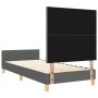 Estructura de Cama  Gris Oscuro 90x190 cm Tela | Foro24.es | Tu tienda online para hogar, jardín y más Foro24.es