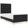 Cama  Negra 90x190 cm Tela | Foro24.es | Tu tienda online para hogar, jardín y más Foro24.es