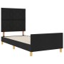 Cama  Negra 90x190 cm Tela | Foro24.es | Tu tienda online para hogar, jardín y más Foro24.es