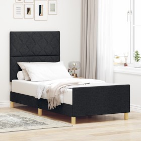 Comprar Estructura de Cama Negra 90x200 cm de Tela