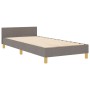 Cama en tela taupe - 90x200 cm de , Camas y somieres - Ref: Foro24-3344778, Precio: 151,79 €, Descuento: -5%%