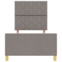 Cama en tela taupe - 90x200 cm de , Camas y somieres - Ref: Foro24-3344778, Precio: 151,79 €, Descuento: -5%%