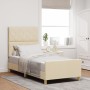 Cama  Crema 90x200 cm de Tela | Foro24.es | Tu tienda online para hogar, jardín y más Foro24.es