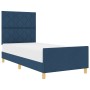 Cama Estructura Azul  90x200 cm Tela | Foro24.es | Tu tienda online para hogar, jardín y más Foro24.es