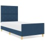 Cama Estructura Azul  90x200 cm Tela | Foro24.es | Tu tienda online para hogar, jardín y más Foro24.es