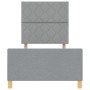 Estructura de Cama  Gris Claro 100x200 cm Tela | Foro24.es | Tu tienda online para hogar, jardín y más Foro24.es