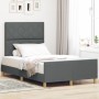 Estructura de Cama de Tela Gris Oscuro  120x190 cm | Foro24.es | Tu tienda online para hogar, jardín y más Foro24.es