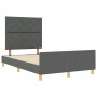 Estructura de Cama de Tela Gris Oscuro  120x190 cm | Foro24.es | Tu tienda online para hogar, jardín y más Foro24.es
