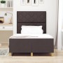 Estructura de Cama  Color Marrón Oscuro 120x190 cm en Tela | Foro24.es | Tu tienda online para hogar, jardín y más Foro24.es