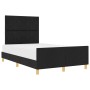 Estructura de Cama de Tela Negra 120x200 cm de , Camas y somieres - Ref: Foro24-3344797, Precio: 195,91 €, Descuento: %