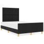 Estructura de Cama de Tela Negra 120x200 cm de , Camas y somieres - Ref: Foro24-3344797, Precio: 195,91 €, Descuento: %