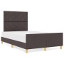 Cama Marrón Oscuro 120x200 cm de Tela de , Camas y somieres - Ref: Foro24-3344798, Precio: 168,15 €, Descuento: %