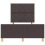 Cama Marrón Oscuro 120x200 cm de Tela de , Camas y somieres - Ref: Foro24-3344798, Precio: 168,15 €, Descuento: %