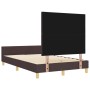 Cama Marrón Oscuro 120x200 cm de Tela de , Camas y somieres - Ref: Foro24-3344798, Precio: 168,15 €, Descuento: %