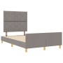 Cama  en Taupe, 120x200 cm, Tela | Foro24.es | Tu tienda online para hogar, jardín y más Foro24.es