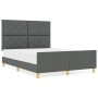 Estructura de cama gris oscuro  140x190 cm tapiz | Foro24.es | Tu tienda online para hogar, jardín y más Foro24.es
