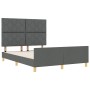 Estructura de cama gris oscuro  140x190 cm tapiz | Foro24.es | Tu tienda online para hogar, jardín y más Foro24.es