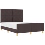 Estructura de cama marrón oscuro de tela 140x200 cm de | Foro24.es | Tu tienda online para hogar, jardín y más Foro24.es