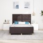 Estructura de cama marrón oscuro de tela 140x200 cm de | Foro24.es | Tu tienda online para hogar, jardín y más Foro24.es