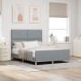 Marco de Cama  Gris Claro 160x200 cm Tejido | Foro24.es | Tu tienda online para hogar, jardín y más Foro24.es
