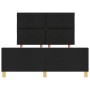 Cama marco  negra 160x200 cm tela | Foro24.es | Tu tienda online para hogar, jardín y más Foro24.es